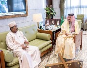 أمير منطقة الرياض يستقبل سفير جمهورية تشاد لدى المملكة