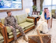 أمير منطقة الرياض يستقبل قائد القوة الخاصة للأمن البيئي