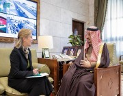 الأمير فيصل بن بندر يستقبل سفيرة جمهورية سويسرا الاتحادية لدى المملكة