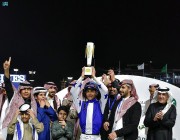 الجواد قرقاش يحقق كأس وزارة الإعلام في الحفل الـ 93 ضمن موسم سباقات الرياض 2023
