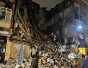 انهيار عدد من المباني في شمال سوريا وجنوب تركيا نتجية الزلزال الجديد