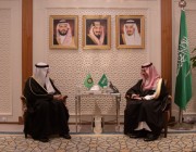 وزير الخارجية يستقبل الأمين العام لمجلس التعاون الخليجي