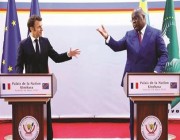 تعاملوا معنا باحترام.. رئيس الكونغو الديمقراطية يحرج نظيره الفرنسي على الهواء