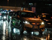أمطار غزيرة على العاصمة الرياض