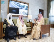أمير الرياض يستقبل العبدالله ورئيس محكمة التنفيذ بالرياض