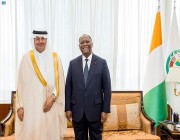 رئيس جمهورية كوت ديفوار يستقبل السفير السبيعي