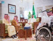 نائب أمير الرياض يستقبل رئيس مجلس إدارة جمعية الإعاقة الحركية للكبار