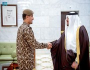 نائب أمير الرياض يستقبل قائد القوة الخاصة للأمن البيئي بالمنطقة
