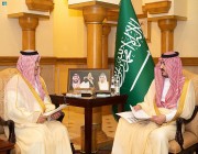 نائبِ أمير مكة المكرمة يستقبلُ مديرَ فرع وزارة الموارد البشرية بالمنطقة