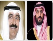 الأمير محمد بن سلمان يُجري اتصالاً هاتفياً بولي عهد الكويت