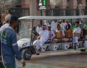 أكثر من ٢٧٠ ألف زائر استفاد من خدمة عربات التنقل بالمسجد النبوي