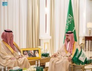 الأمير فيصل بن نواف يستقبل رئيس جامعة الجوف ويتسلم تقريراً عن أعمال الجامعة المنجزة