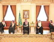 سعود بن عبدالله يستقبل رئيس وأعضاء مجلس إدارة غرفة جدة