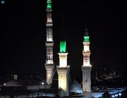 مآذن المسجد النبوي.. تحفة معمارية حضارية