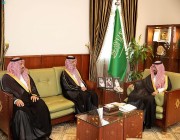 محافظِ الخرج يستقبل الرئيس التنفيذي للهيئة السعودية للمدن الصناعية ومناطق التقنية