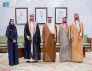 نائب أمير الرياض يستقبل رئيس مجلس إدارة جمعية “دماؤنا صدقة” التطوعية