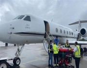 إجلاء مواطنة من سويسرا إلى المملكة عَبْر طائرة الإخلاء الطبي