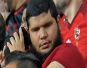 صورة الإمام الكفيف تلفت الأنظار خلال مباراة السوبر المصري