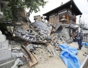 آخر تطورات زلزال اليابان.. قتيل و21 مصاباً وانهيار عدة مبان