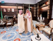 أمير الباحة يستقبل مدير فرع وزارة الشؤون الإسلامية بعد انتهاء فترة تكليفه