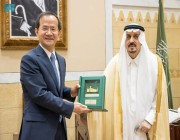 أمير الرياض يستقبل مسؤولاً صينياً