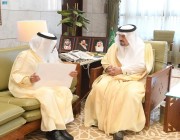 الأمير فيصل بن بندر يستقبل مدير عام فرع وزارة النقل بمنطقة الرياض