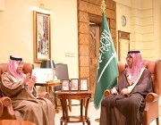 سعود بن جلوي يستقبل مدير فرع هيئة الزكاة والضريبة والجمارك بجدة