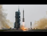 لحظة انطلاق رحلة الفضاء الصينية