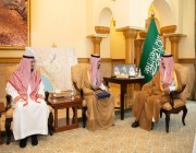 نائب أمير مكة يستقبل الرئيس التنفيذي لهيئة تطوير المنطقة و نائب الرئيس لعمليات موانئ الساحل الغربي