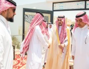 نائب أمير مكة يقدم تعازيه لذوي رجل الأمن محمد العجلان