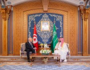 ولي العهد يلتقي رئيس الجمهورية التونسية