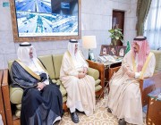 أمير الرياض يستقبل رئيس وأعضاء اللجنة التنفيذية لجائزة سموه