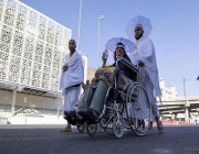 توصيل ذوي الإعاقة من أنفاق جرول إلى الأبواب المخصصة في التوسعة السعودية الثالثة
