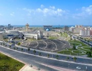 ممر الغروب وساحة المعايدة في مدينة جيزان يجذبان الزوار والمتنزهين