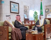 نائب أمير الرياض يستقبل رئيس الجمعية الوطنية لحقوق الإنسان