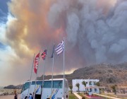 إجلاء المئات بعد اندلاع حريق غابات في جزيرة رودس اليونانية
