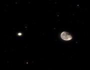 «فلكية جدة»: اقتران القمر الأحدب المتناقص بكوكب زحل مساء اليوم
