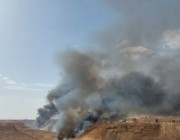 “مدني الرياض” يخمد حريقاً بأحد الأودية