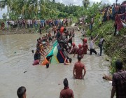 مقتل 17 شخصاً بعد سقوط حافلة ركاب في مجرى مائي في بنجلاديش