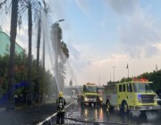 "مدني الطائف" يخمد حريقاً نشب بـ 6 نخلات