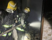 الدفاع المدني ينقذ 8 أشخاص إثر حريق في مبنى سكني بجدة