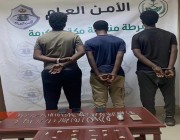 القبض على 3 مخالفين لنظام أمن الحدود لترويجهم مواد مخدرة
