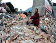 انهيار عشرات المنازل في زلزال بالصين