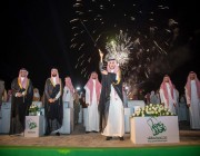 أمير الجوف‬⁩ يرعى ويشارك في حفل أهالي المنطقة بمناسبة اليوم الوطني الـ ٩٣