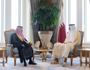 أمير قطر يستقبل وزير الخارجية
