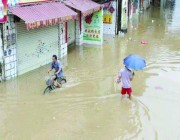 الصين تصدر إنذارين لمواجهة الكوارث في المناطق المتضررة من الأمطار الغزيرة