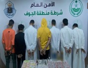 القبض على 7 أشخاص بمحافظة دومة الجندل لاتخاذهم استراحة وكرًا لترويج المخدرات بالجوف