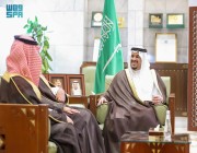 نائب أمير الرياض يستقبل محافظي الخرج والدرعية