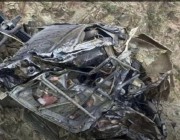 وفاة 4 شبان في حادث سقوط من مرتفعات طريق صهاليل-هروب بجازان