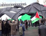 آلاف الفرنسيين يؤيدون الشعب الفلسطيني في مظاهرات بباريس